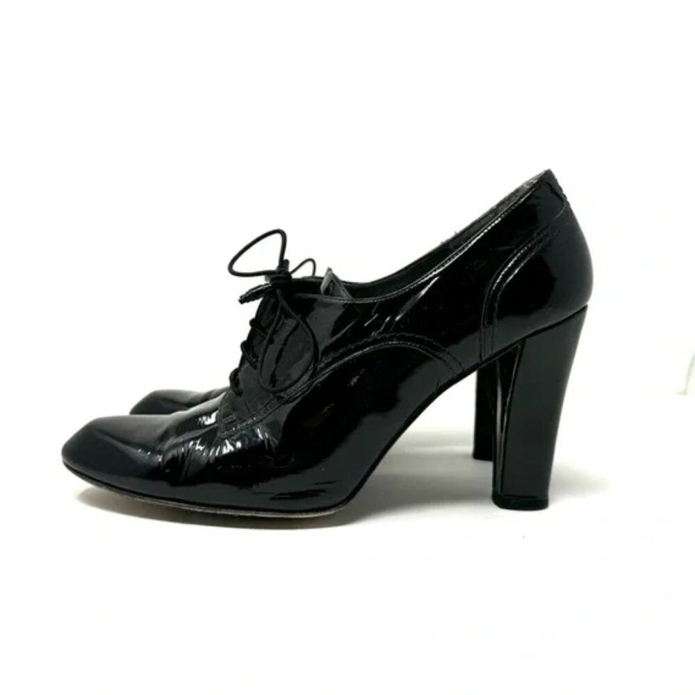 Stuart Weitzman Patent Oxford Heels - 8